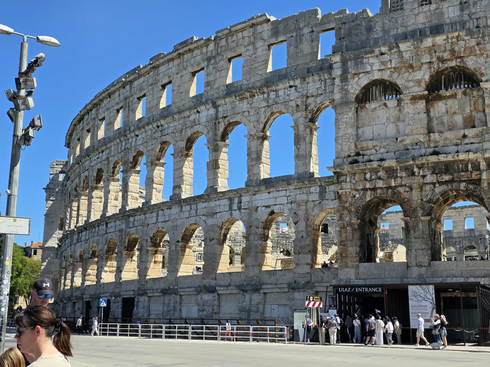 Pula Arena entrance · Croatia
